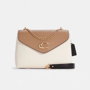 Coach tammie shoulder colorblock bag
